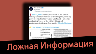 Дезинформация: В Украине и Грузии действуют американские биолаборатории, в которых идет работа над химическим и биологическим оружием
